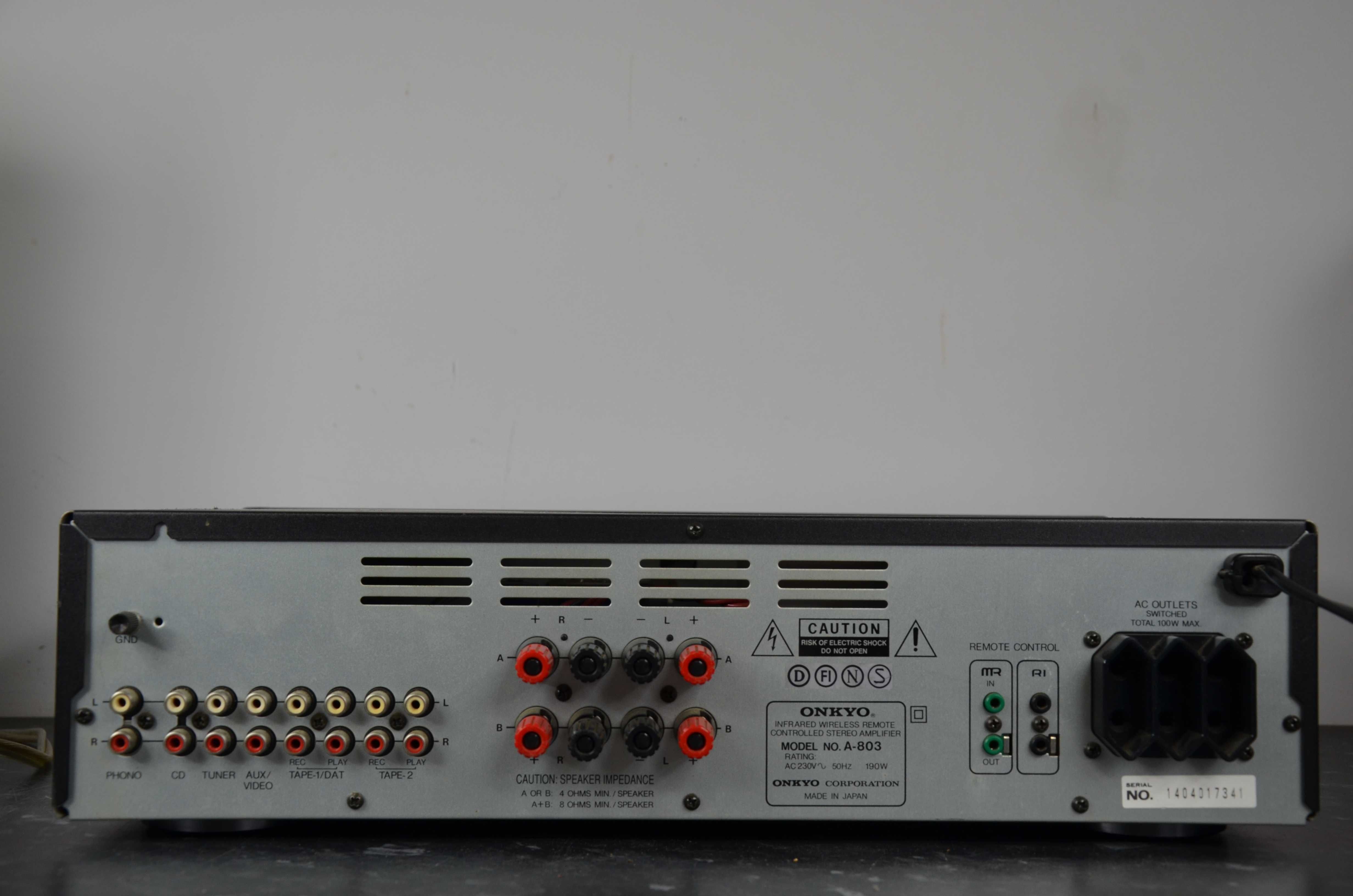 ONKYO A-803 wzmacniacz stereo OKAZJA Japan