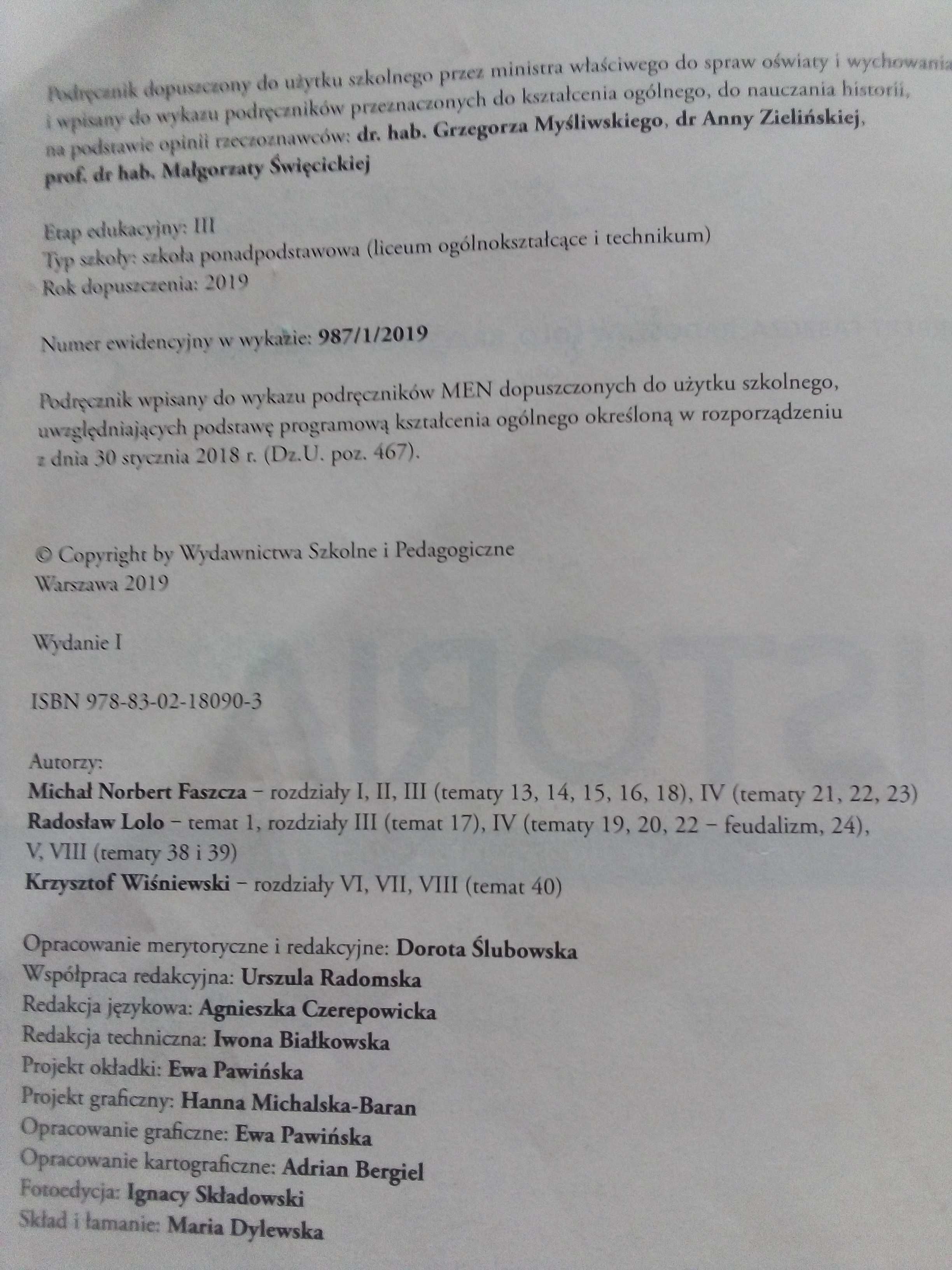 Historia podręcznik liceum i technikm zakres podstawowy 1
