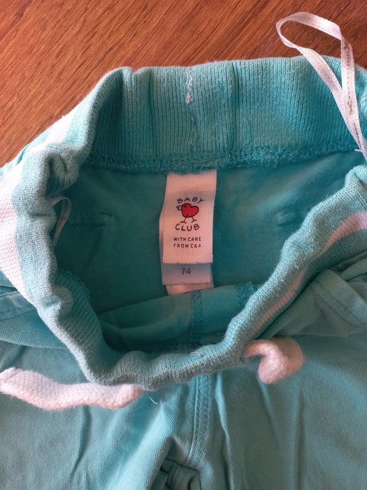 Krótkie spodenki 2 pary r.68