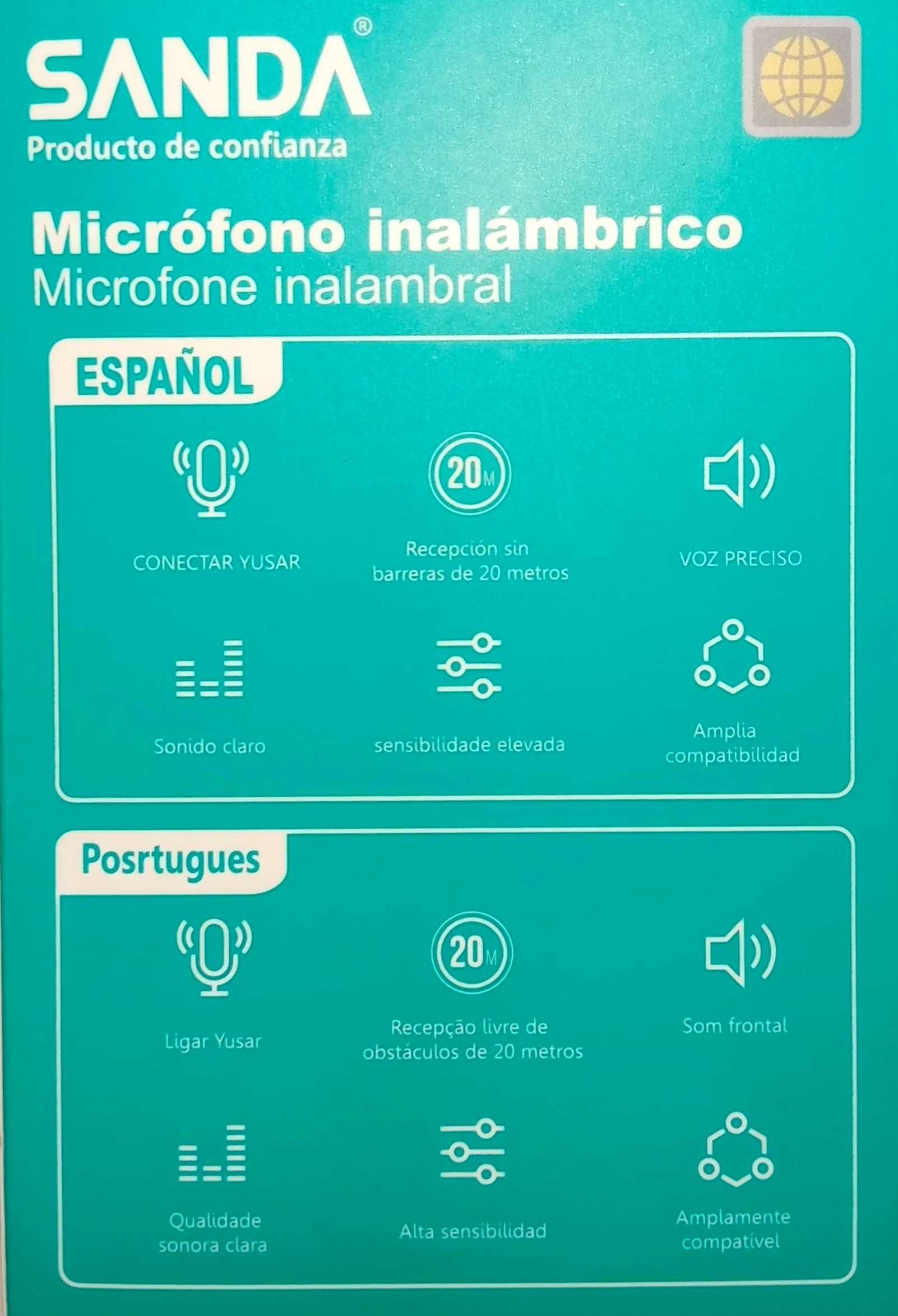 Microfone Wireless mini type-c