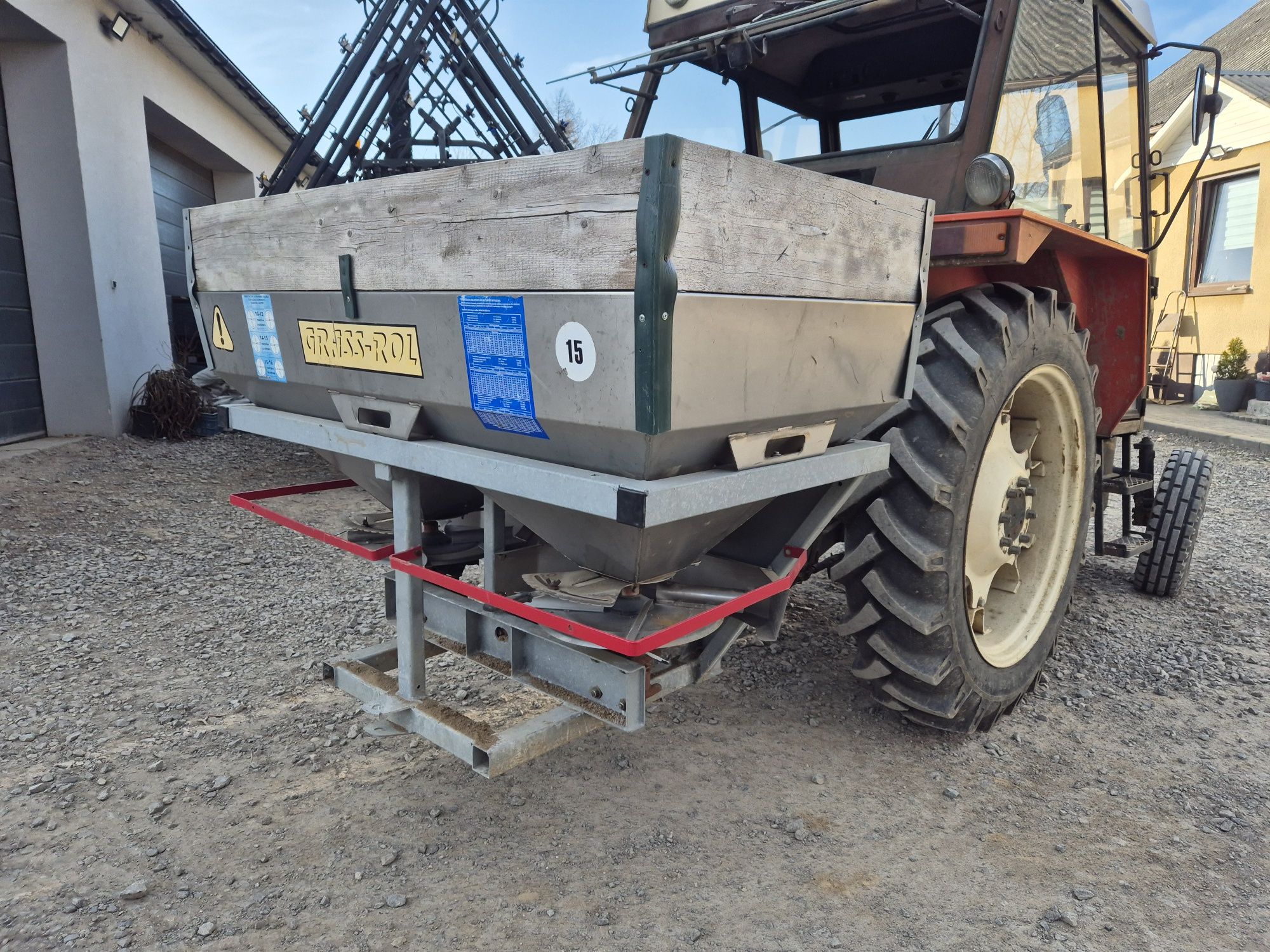 Rozsiewacz nawozu Grass Roll 600l+300 Nierdzewka rauch mds amazone