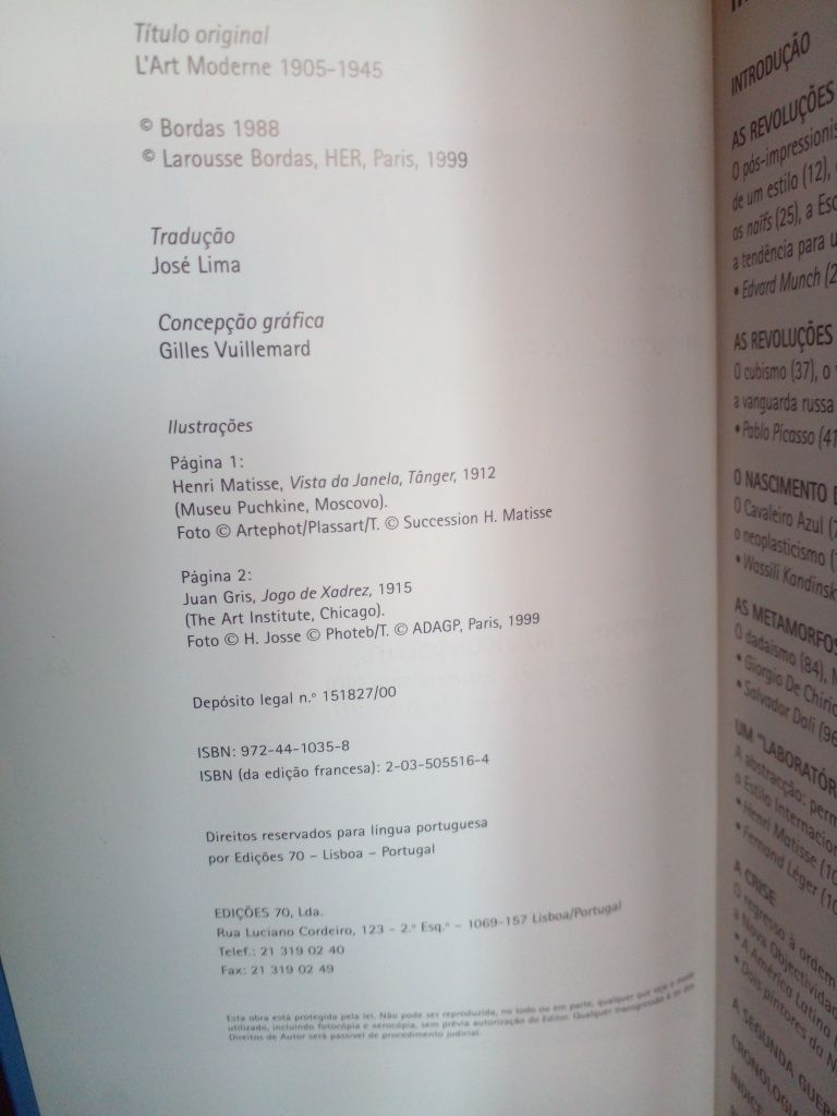Livro" A Arte Moderna "por EDINA BERNARD