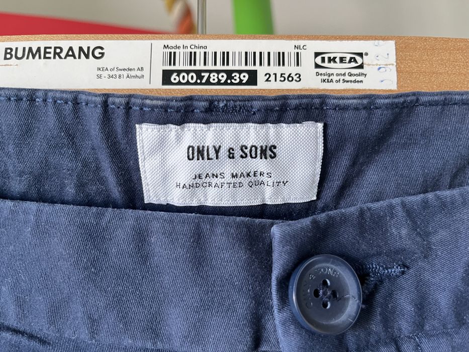 Chinosy Spodnie granatowe Only&Sons 32/32