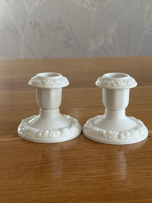Dwa świeczniki Rosenthal Biała Maria