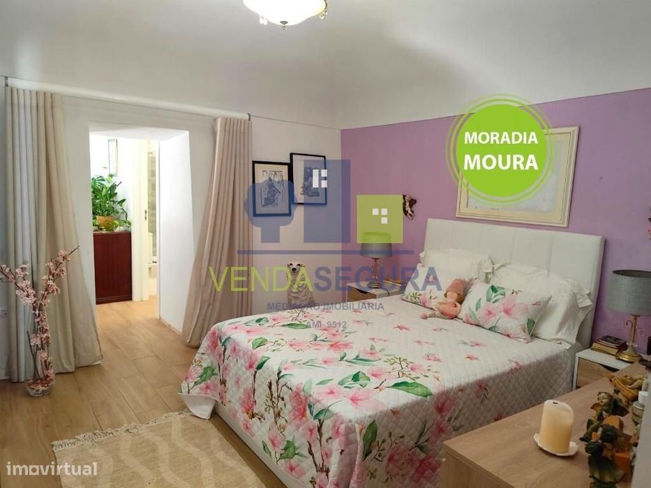 Moradia T3 com quintal | Centro da Cidade | Moura