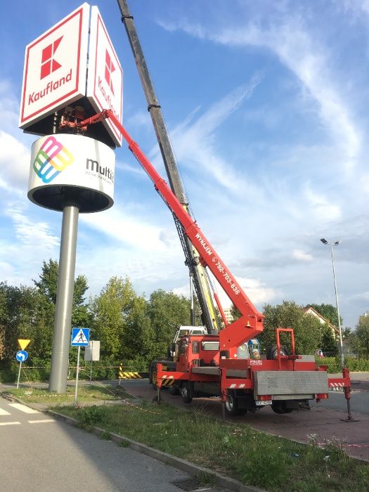 Podnośnik koszowy 20 - 30 m , zwyżka, wynajem podnośników koszowych