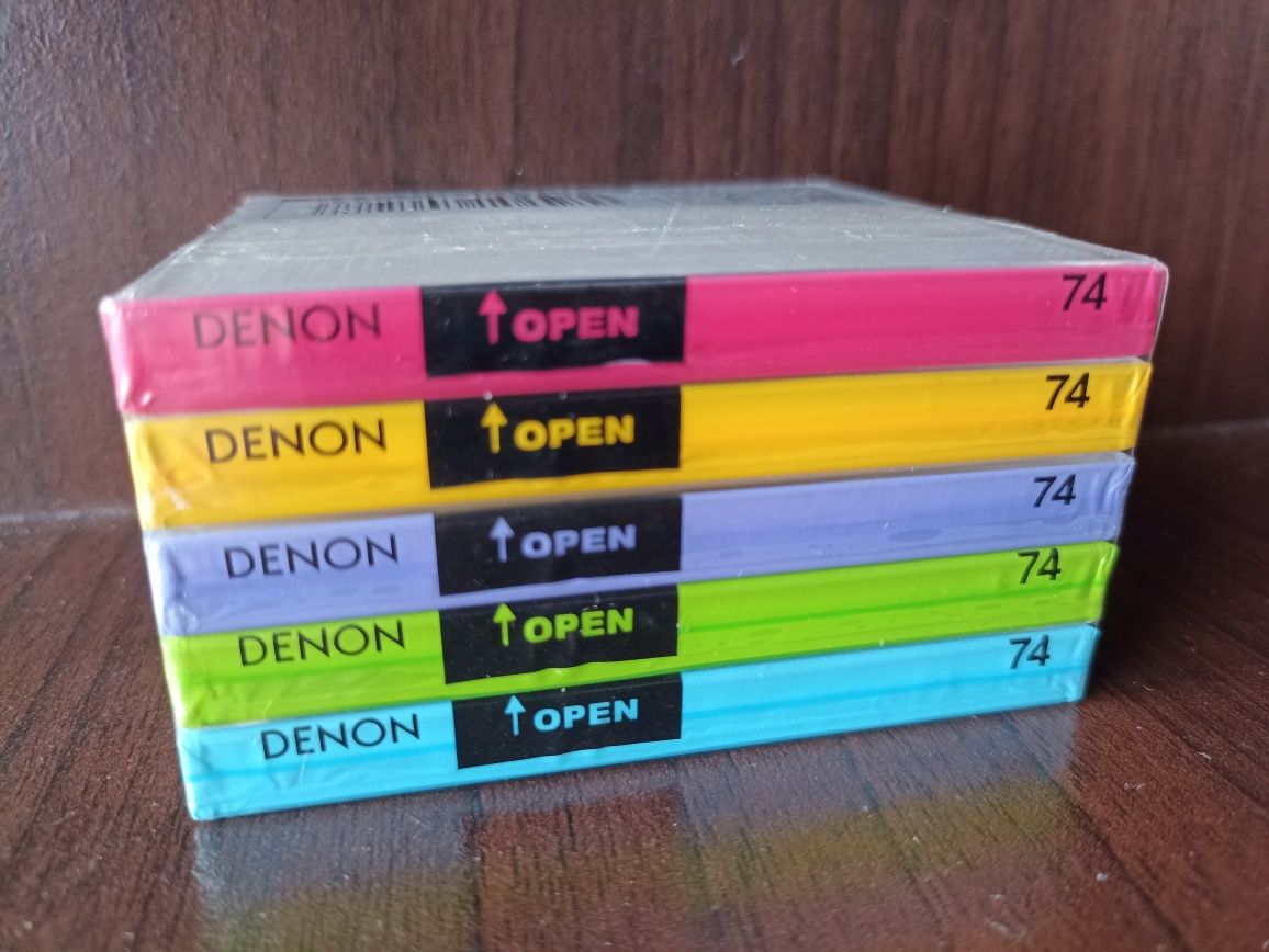 Minidisc Denon - 5 unidades