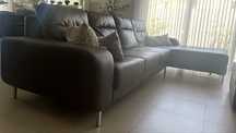 Sofa 320cm com chaise longue moderno