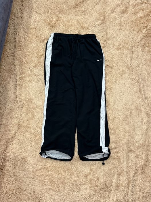 Чёрные Спортивные штаны nike на утяжках найк оригинал xxl 2xl