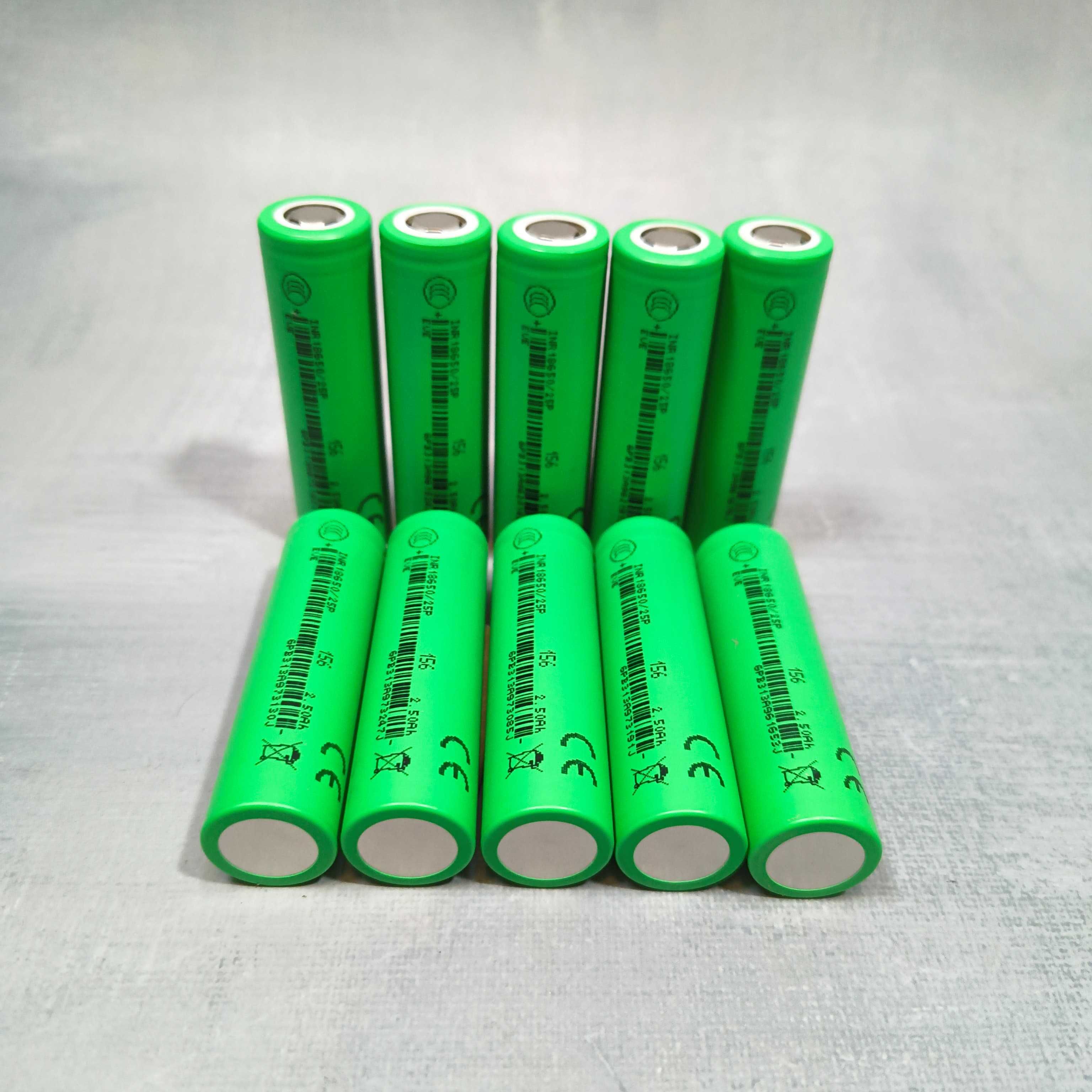Аккумуляторы 18650 высокотоковые EVE INR-25P для шуруповерта 2500 20А