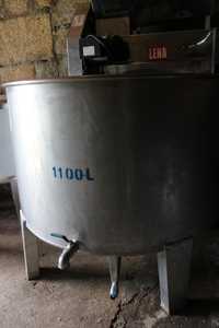 Lagar de inox (1100 litros)