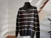 Sweter męski wełna wełniany Ocean Weekend Zara rozmiar M
