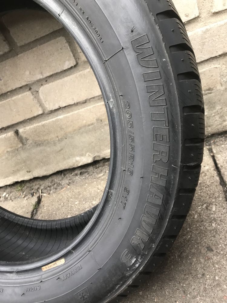 1 szt.opona zimowa 16r.5.5 mm 205/55R16 Firestone Winterhowk 3