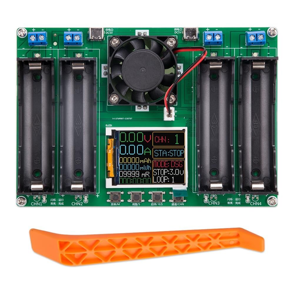 Tester LCD Pojemności i Rezystancji Akumulatorów Ogniw 4 x 18650