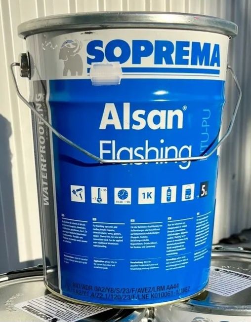 SOPREMA ALSAN FLASHING 5KG Żywica poliuretanowo bitumiczna jednoskład