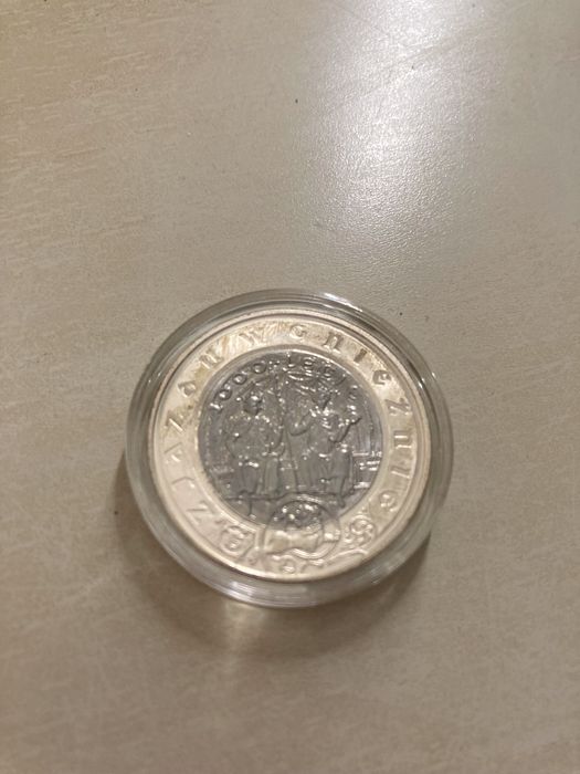 Moneta kolekcjonerska srebrna 1000 lecie zjazdu w Gnieźnie