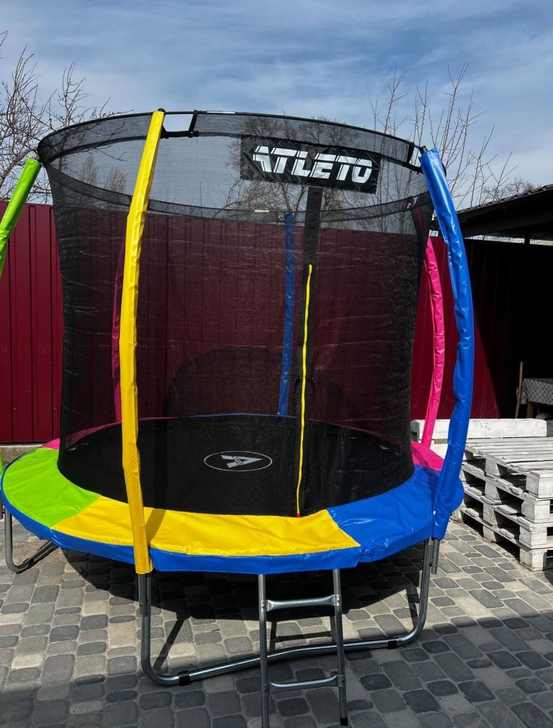 Батут дитячий.Новый детский батут.Продам батути sky jump Atleto