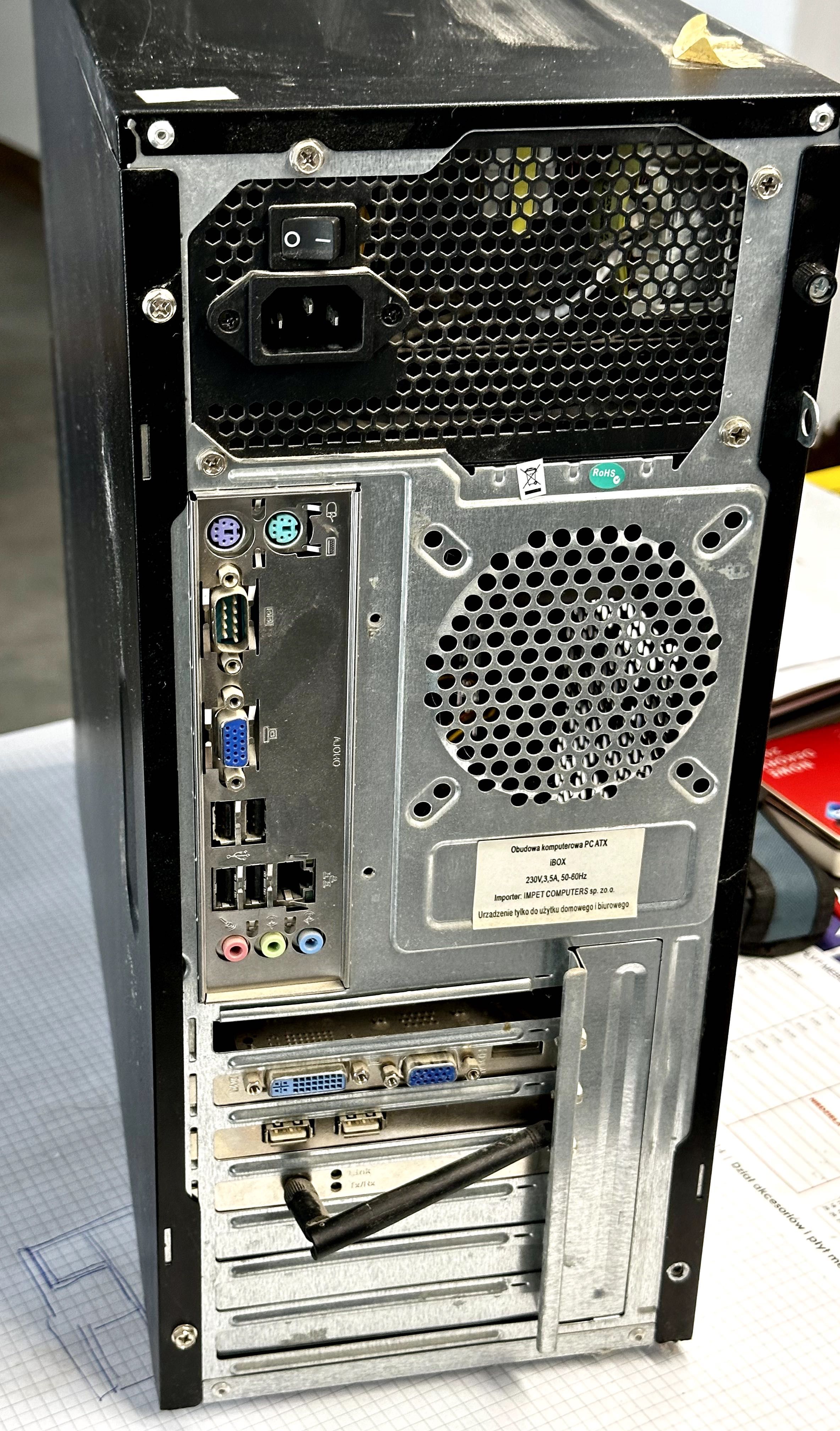komputer stacjonarny AMD 64 X2 DC 4200+ , ram 4GB, Win 10, hdd 240 gb