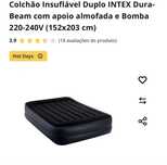 Colchão casal Insuflável Duplo Dura-Beam