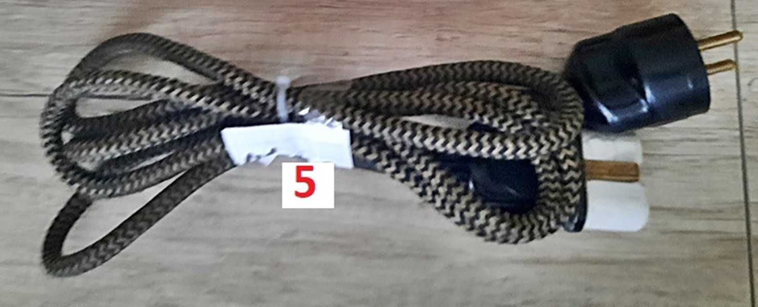 Przewód kabel  do żelazka, czajnika, prodiża  itp..  220 V - z lat PRL