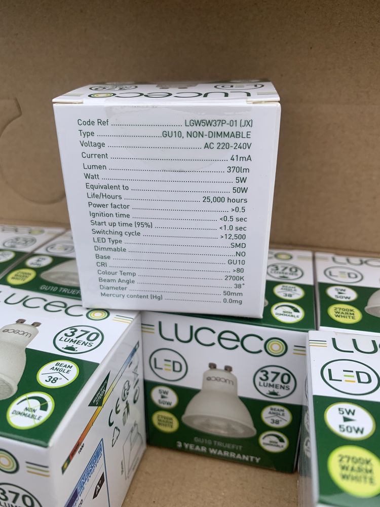 Лампа светодиодная LED 5 Вт Luceco GU 10. ОПТ, роздріб