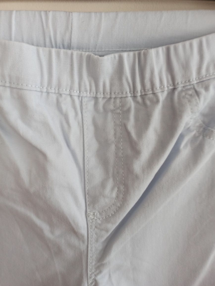 Błękitne spodnie jeansy Beloved Pepco 38/M 40/L wysoki stan rozciągliw