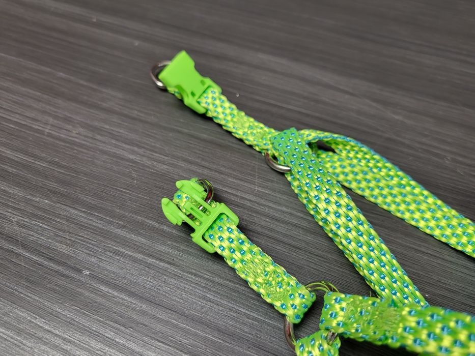 Szelki dla kota zielone nowe