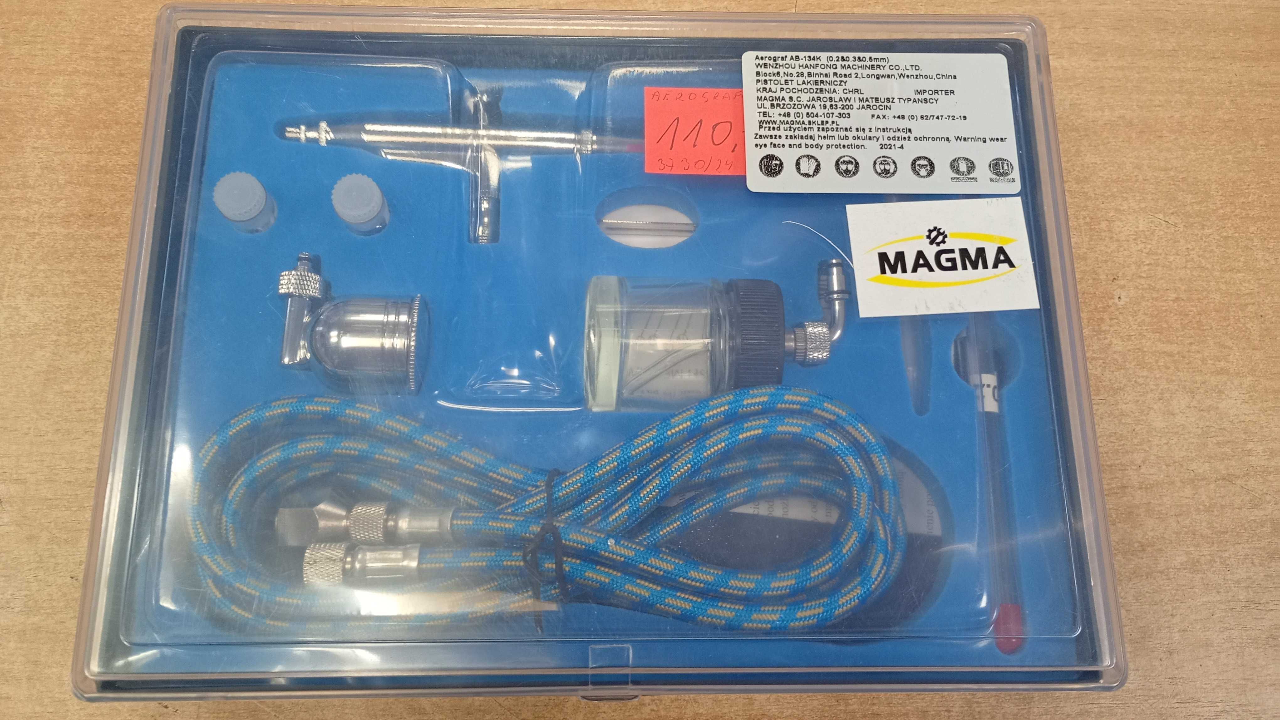 Aerograf lakiernictwo pistolet lakierniczy AB-134K -Komis MADEJ Dębica
