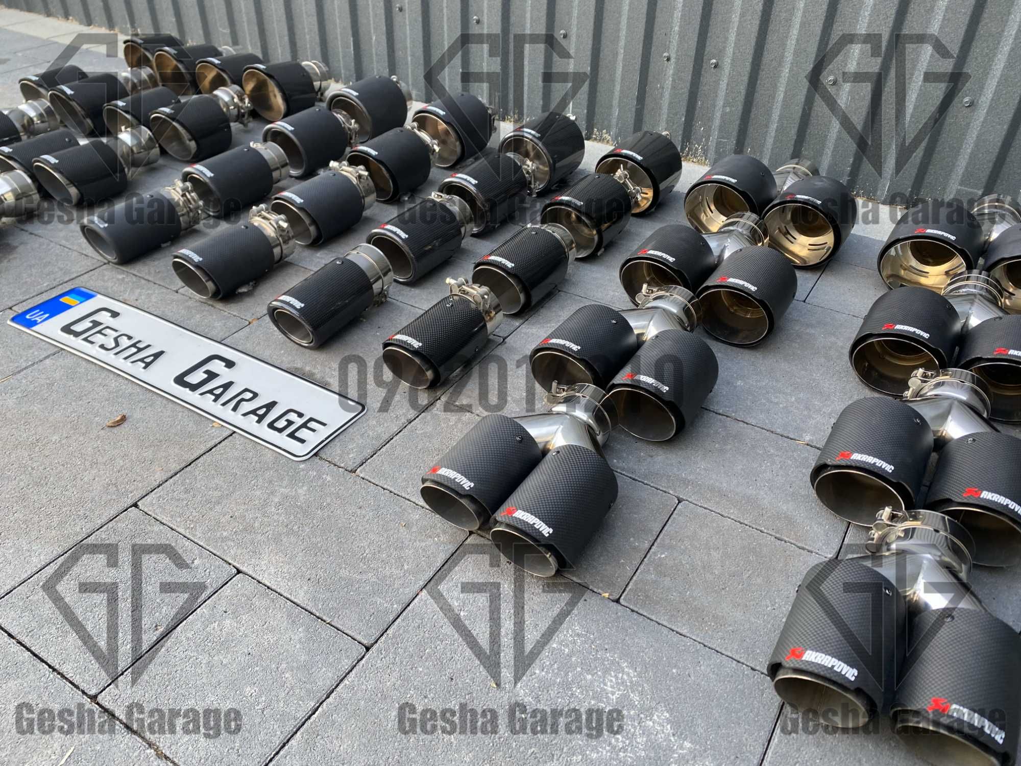 Насадка на глушитель akrapovic акрапович 76 мм 89 мм 101 мм 114 мм