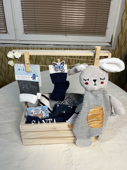 Подарунковий бокс для новонародженого. Для немовлят. Одяг для малюків.