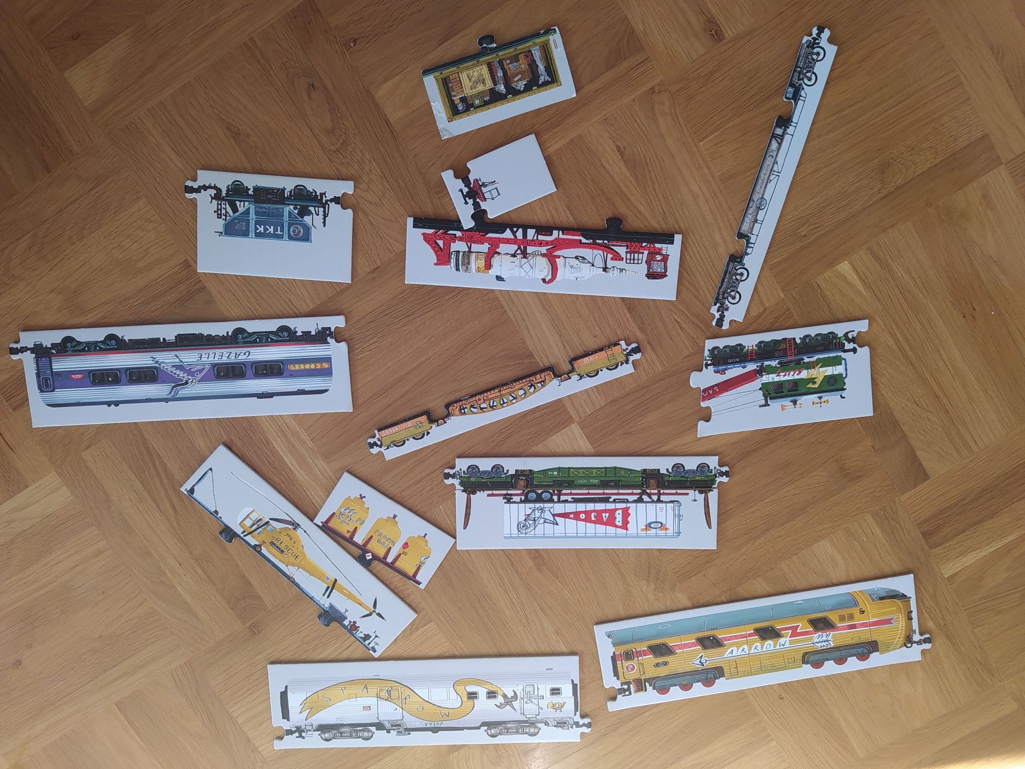 Czu czu puzzle pociagi