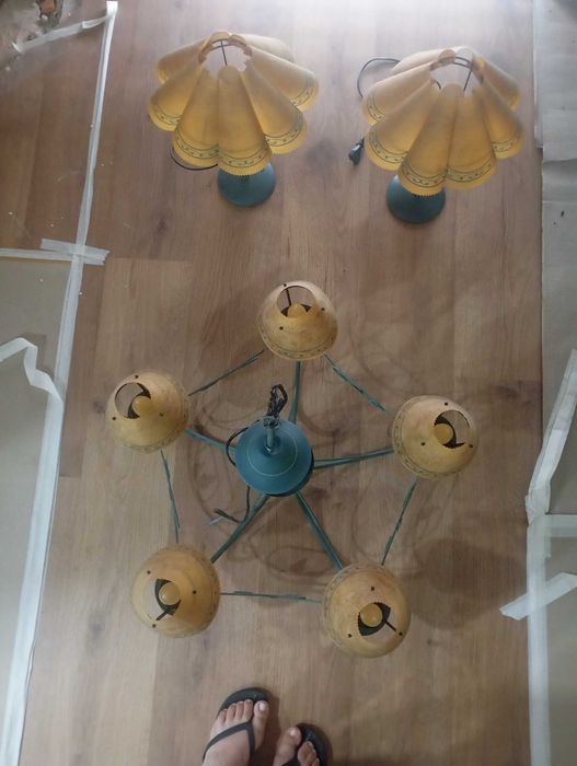 Conjunto de candeeiros