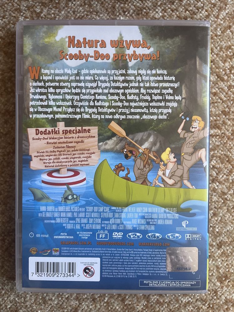 Scooby Doo Wakacje z duchami dvd