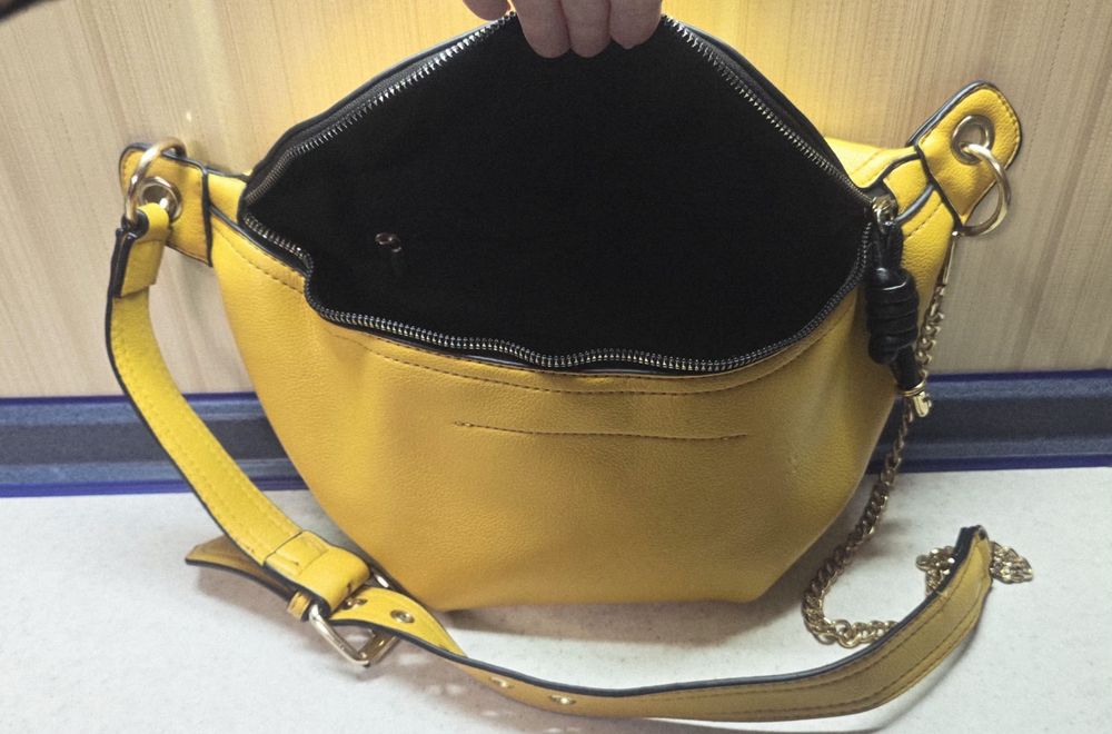 Сумка жіноча бананка,  еко шкіра