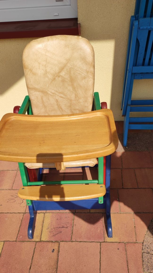 Łóżeczko + krzesło + pościel