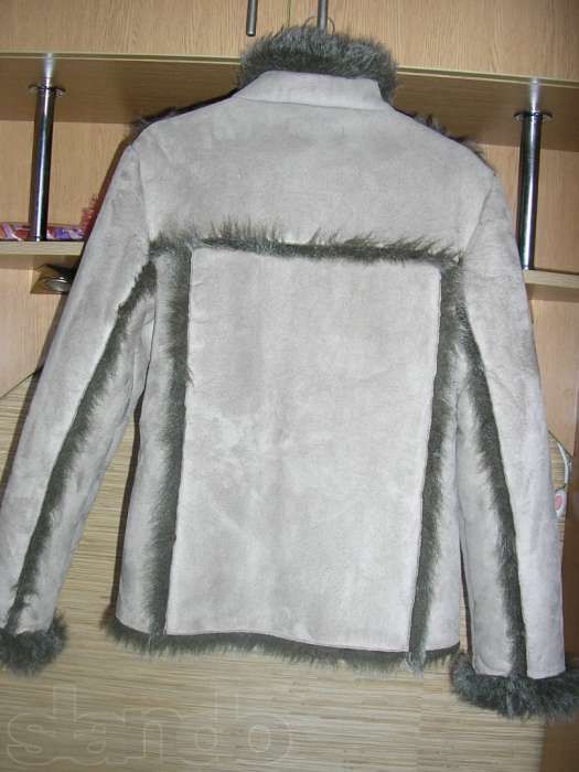 Дубленка куртка жіноча женская  штучне хутро з довгим ворсом .Фірмова.