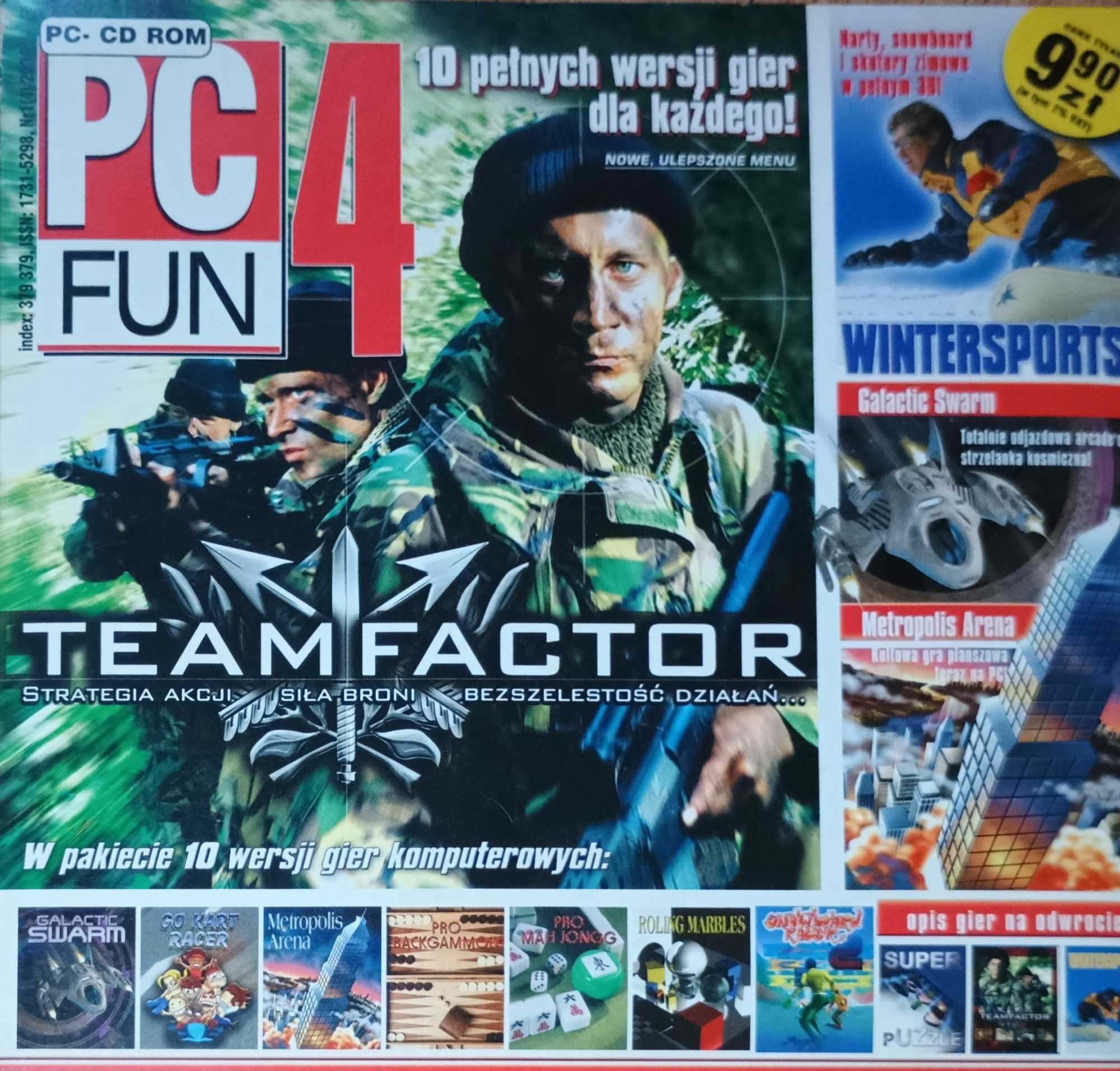 10 gier retro PC Fun 4 z 4/2004 Team Factor, Wintersports