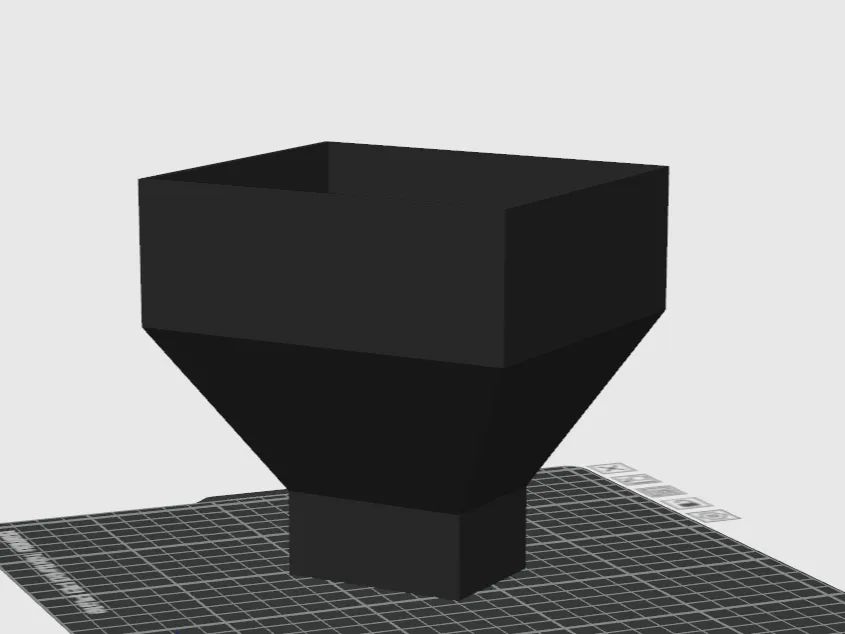 Funil Carregamento Máquina Bolas