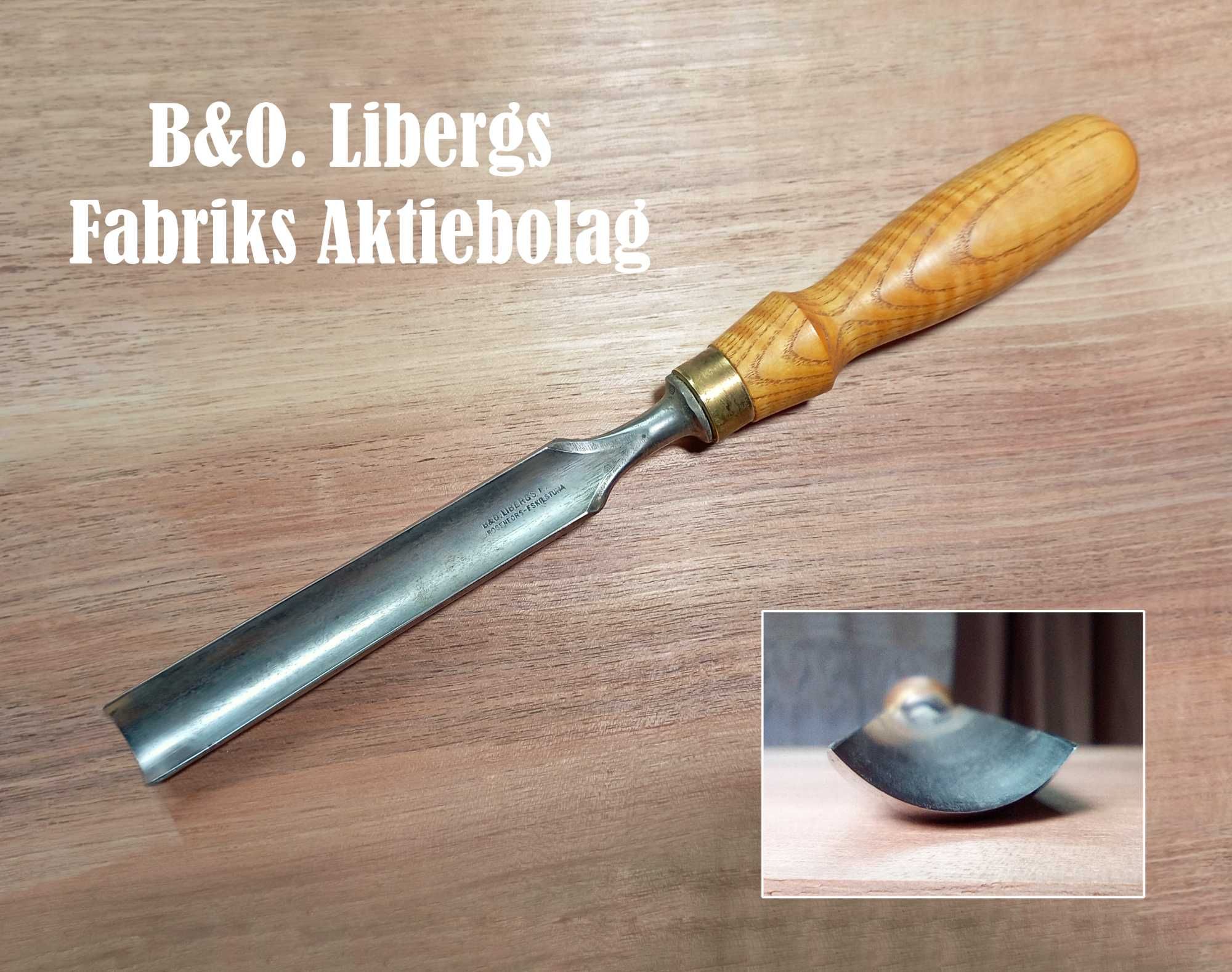 Шведська кована стамеска  B&O. Libergs Fabriks Aktiebolag Rosenfors -