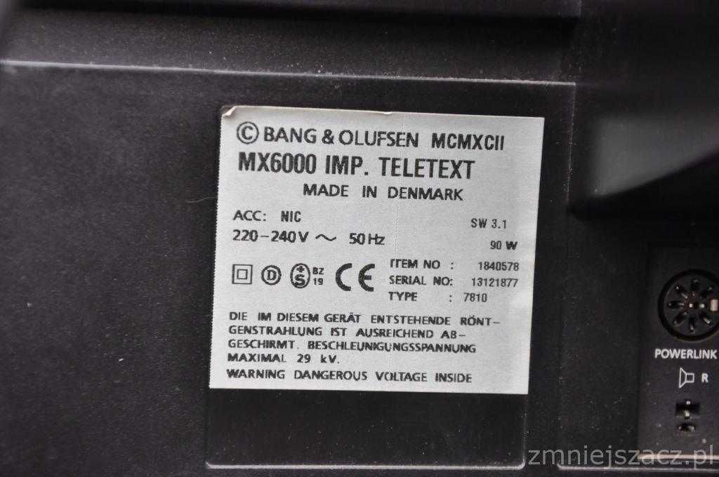 Bang&Olufsen BeoVision M6000