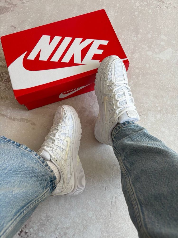 Nike P-6000 Triple White