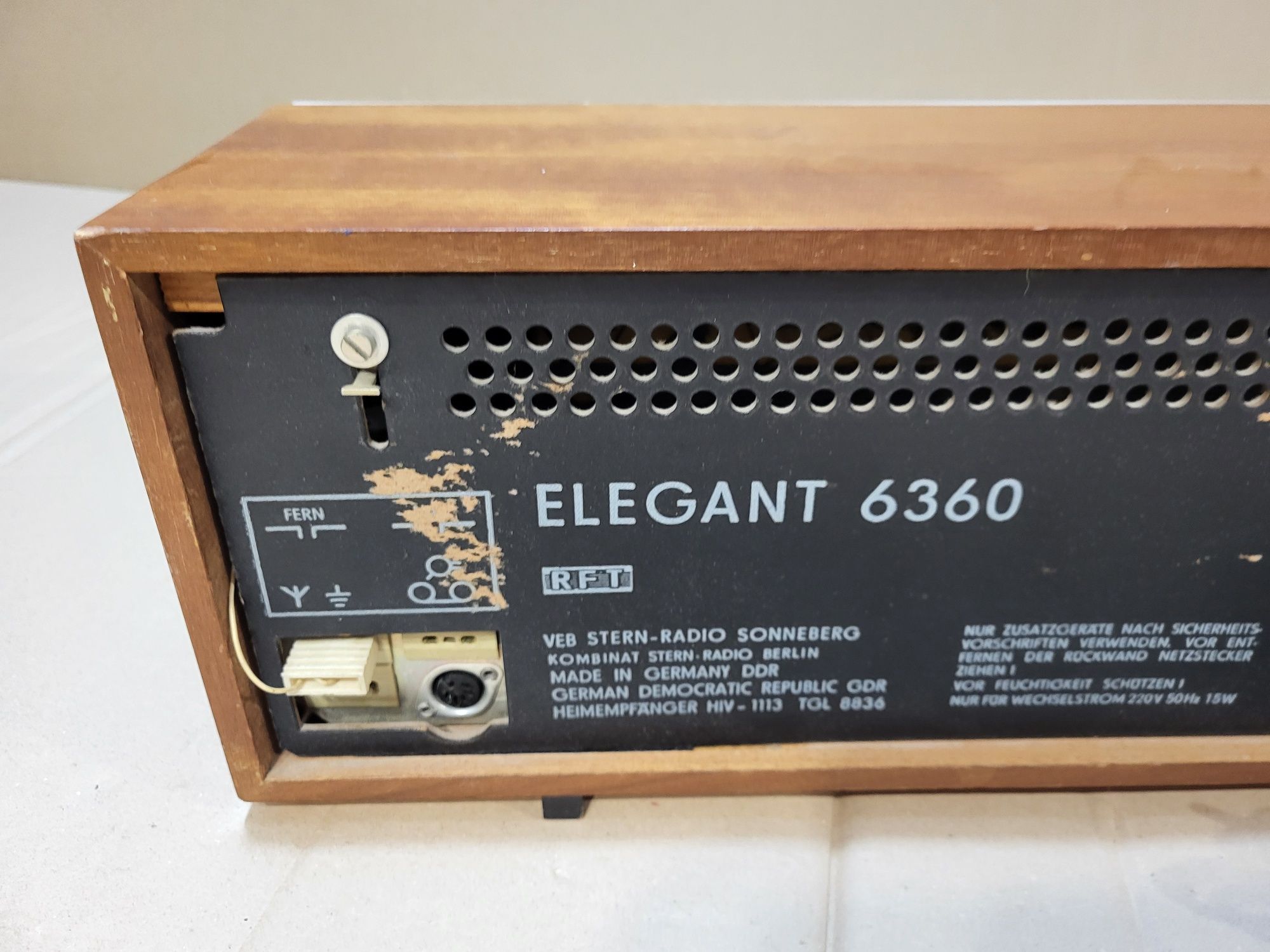 Radio RFT Elegant 6360