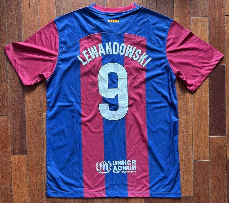 Robert Lewandowski FC Barcelona The Rolling Stones koszulka z autogr.