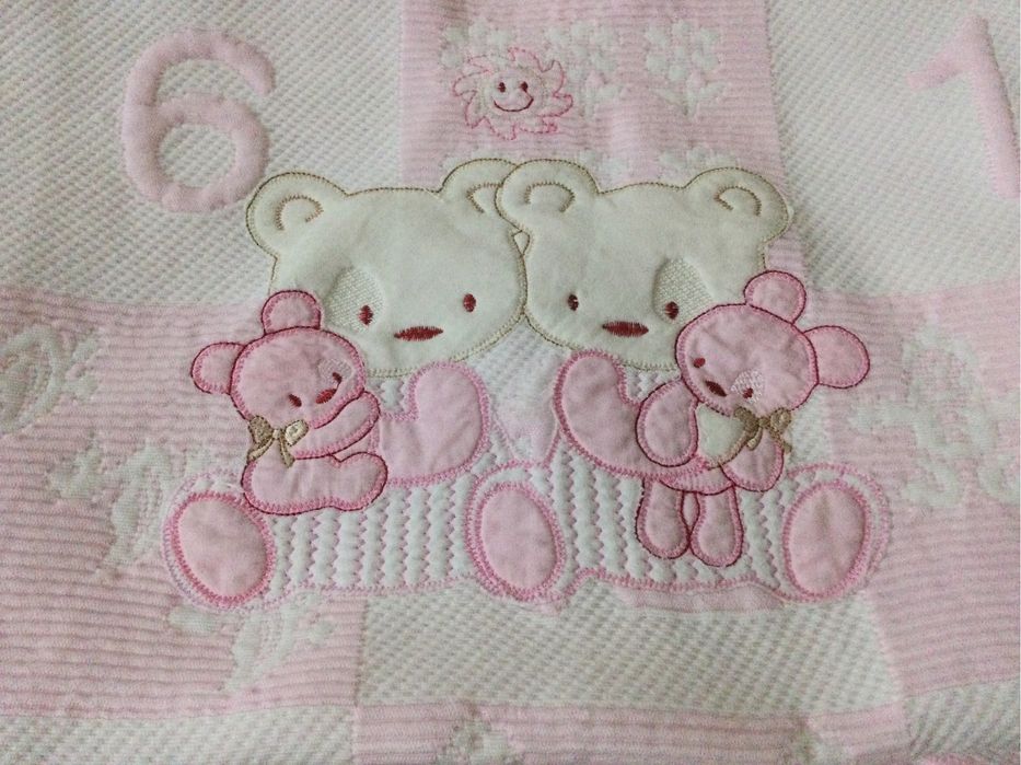 Colcha berço menina