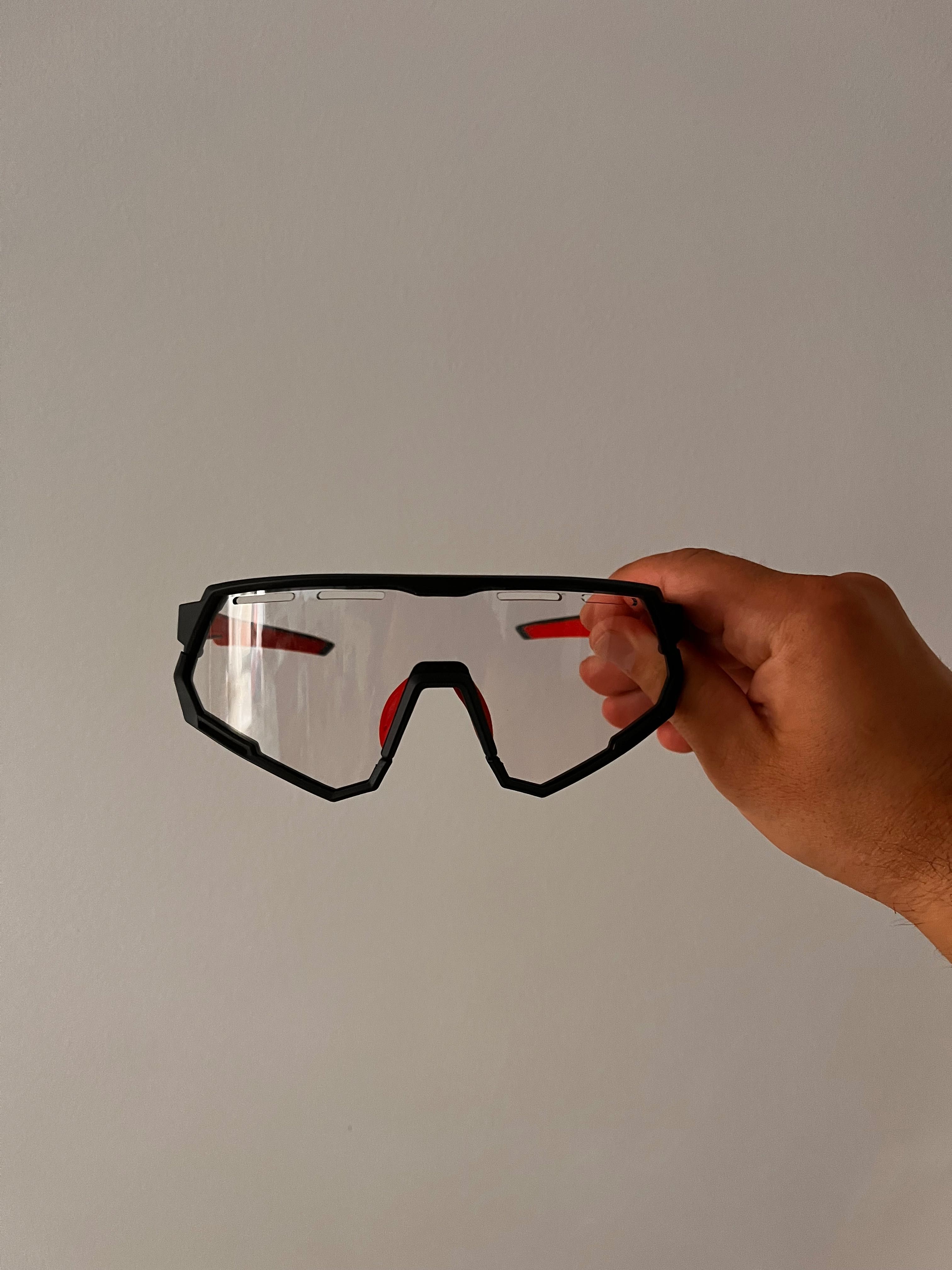 Rockbros Okulary rowerowe sportowe fotochromatyczne + wymienne szkło