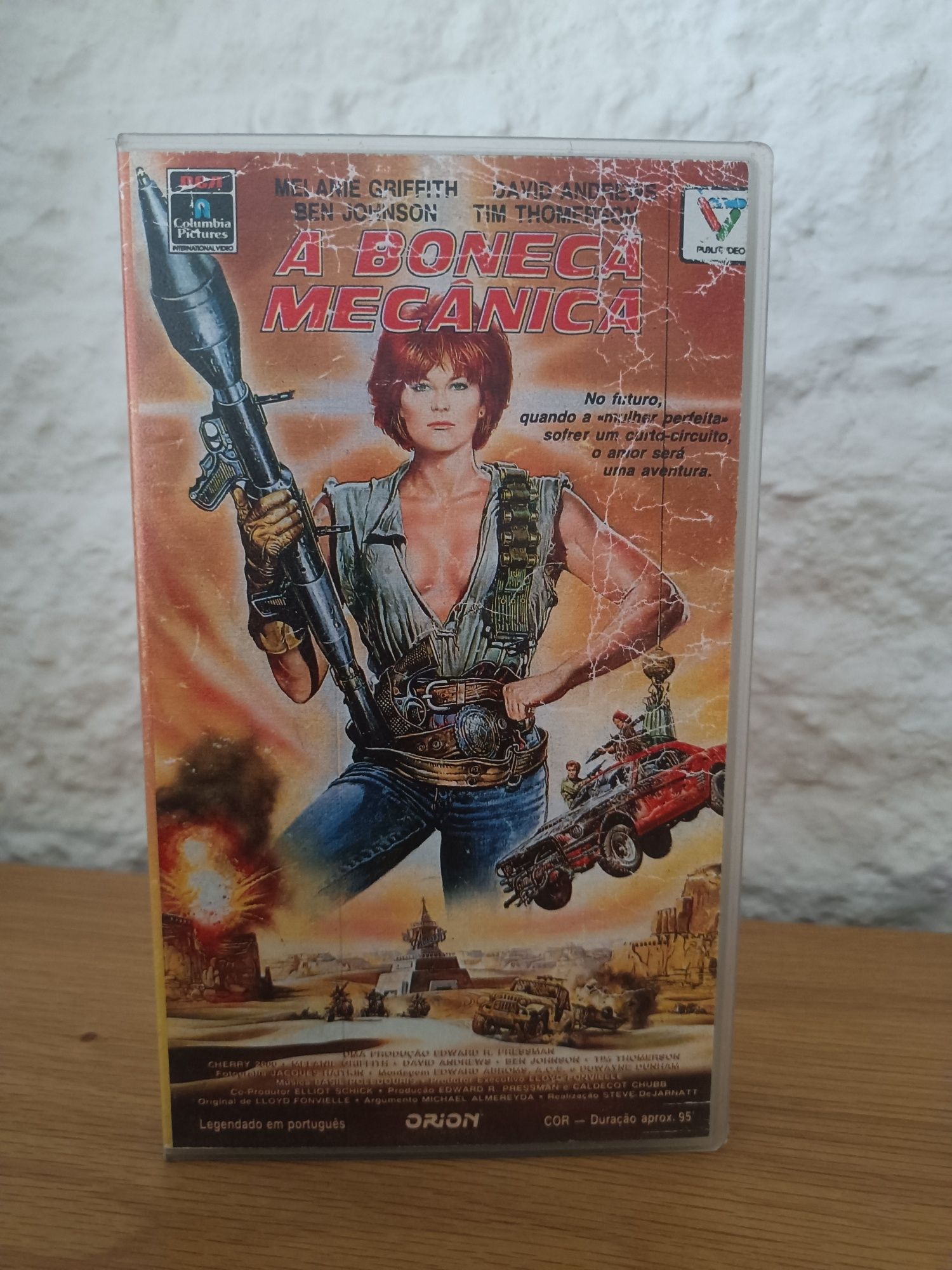 Filme VHS A Boneca Mecânica (Cherry 2000)