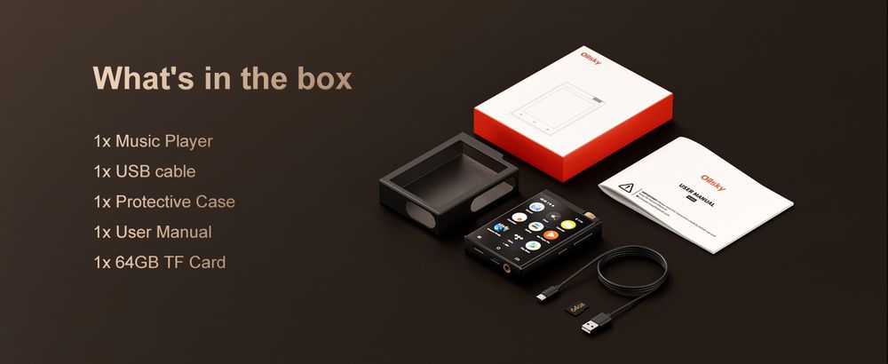 Аудіоплеєр OilSky з підтримкою LDAC DSD512