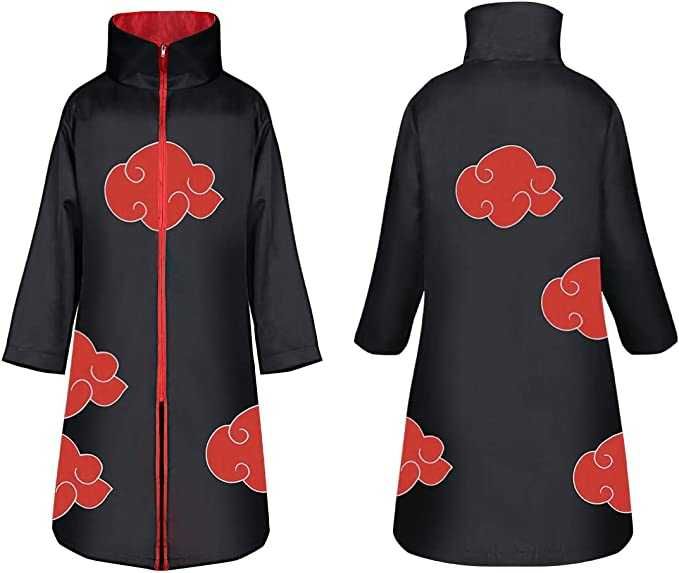 Conjunto de 9 peças fantasia de Carnaval de Itachi Uchiha unissexo