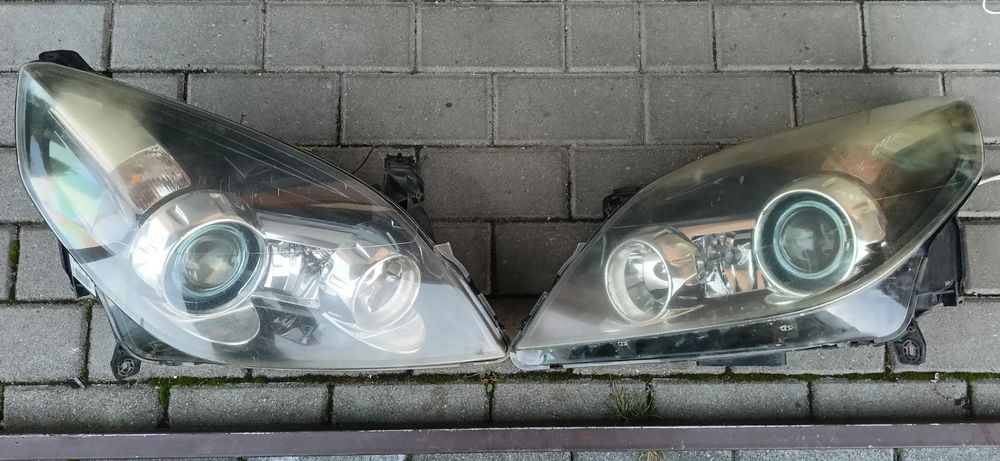 Opel Vectra C Lift Reflektor Prawy+Lewy Bixenon Ciemny Europa