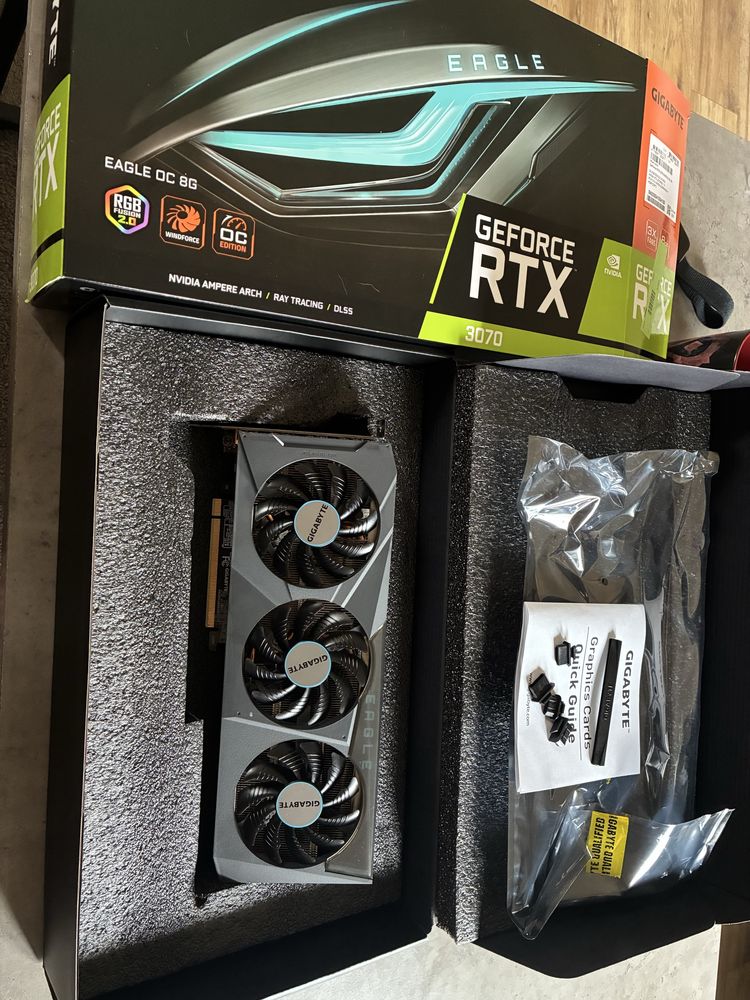 Gigabyte GeForce RTX 3070 EAGLE OC 8GB GDDR6